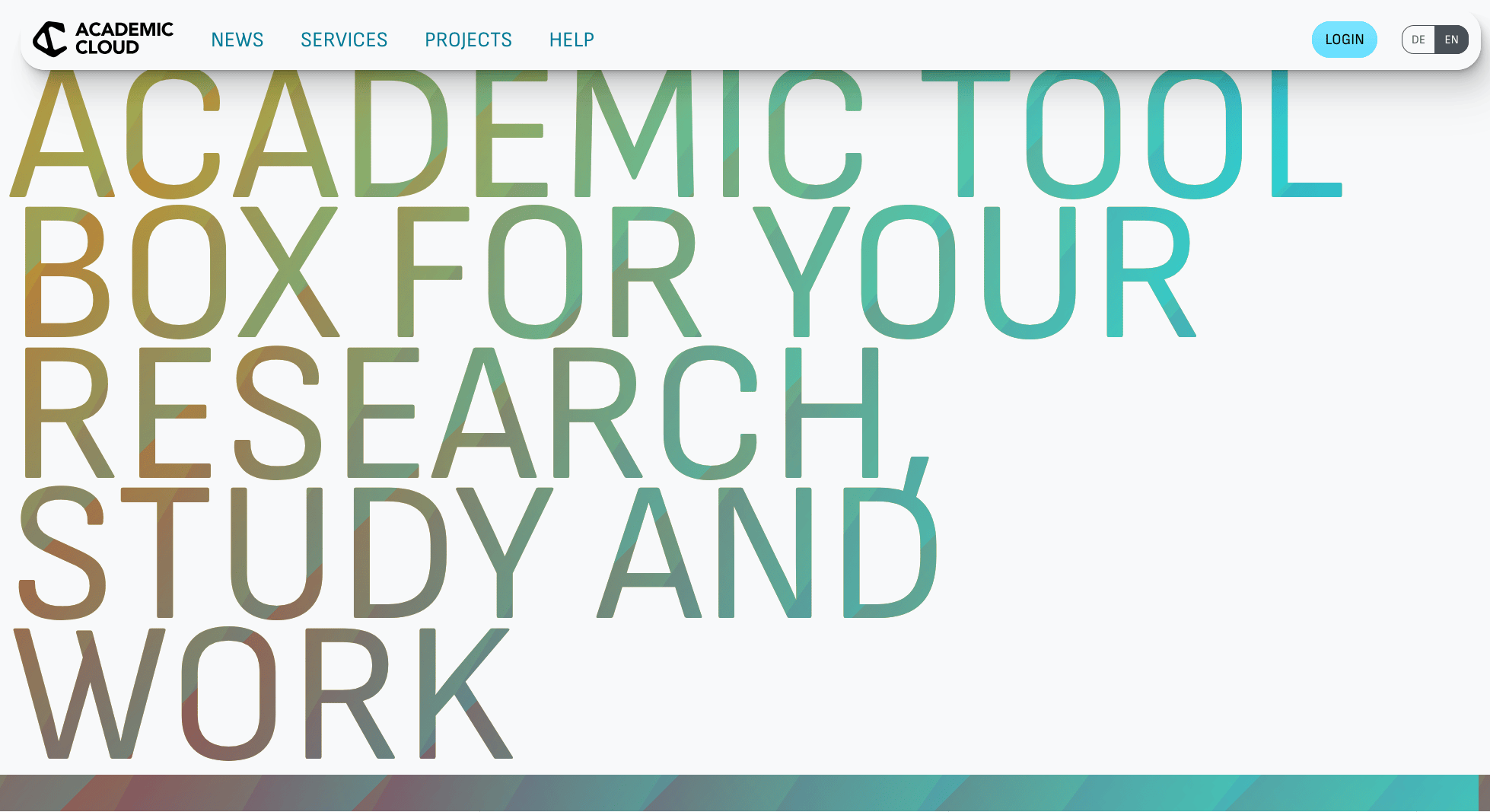 AcademicCloud Startseite